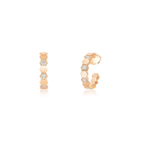 [Aethel jewelry]Hollow Design Four-Leaf Clover Flower Shape Ring