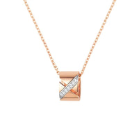 [Aethel jewelry]LIENS EVIDENCE DIAMOND NECKLACE