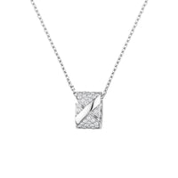 [Aethel jewelry]LIENS EVIDENCE DIAMOND PAVED NECKLACE