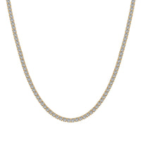 [Aethel jewelry]Delicate Round Shape Tennis Necklace