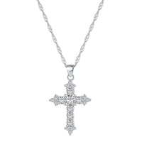 [Aethel jewelry]Delicate Cross Shape Necklace