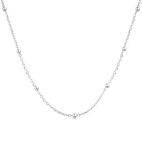 [Aethel jewelry]Small Bead Clavicle Chain Simple Necklace