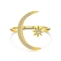 [Aethel jewelry]Eternity Moon & Star Ring