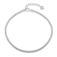[Aethel jewelry]Radiant Shinning Princess Cut Tennis Bracelet