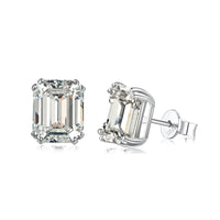 [Aethel jewelry]Dazzling Square Shape Earrings