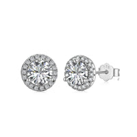 [Aethel jewelry]Classic Princess Round Shape Earrings