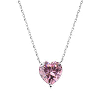 [Aethel jewelry]6.0 carat Radiant Heart Shape Necklace