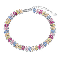 [Aethel jewelry]Sparkling Exquisite Multi Cut Party Bracelet