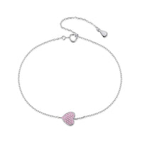[Aethel jewelry]Heart-Shaped Gentle and Versatile Bracelet