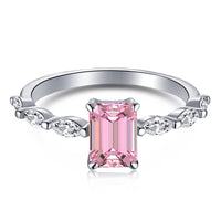 [Aethel jewelry]1.0 Carat Dainty Resplendent Radiant Cut Daily Ring