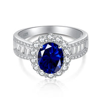 [Aethel jewelry]1.5 Carat Dazzling Charming Oval Cut Banquet Ring