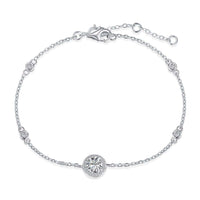 [Aethel jewelry]Dazzling Round Cut Shape Bracelet