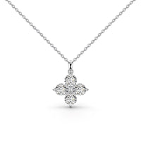[Aethel jewelry]Four-Leaf Clover And Eight-Pointed Star Necklace