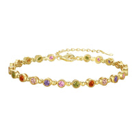 [Aethel jewelry]Sparkling Exquisite Round Cut Party Bracelet