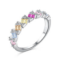 [Aethel jewelry]Delicate Vibrant Emerald Cut Daily Ring