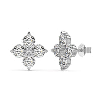 [Aethel jewelry]Four-Leaf Clover Eight-Pointed Star Earrings