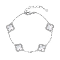 [Aethel jewelry]Four-Leaf Clover Exquisite Bracelet