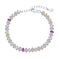 [Aethel jewelry]Radiant Colorful Round Shape Daily Bracelet