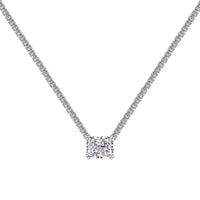 [Aethel jewelry]4.0 Carat Elegant Radiant Cut Necklace
