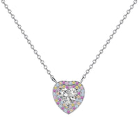 [Aethel jewelry]Exquisite Heart Shape Necklace