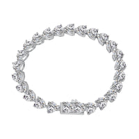 [Aethel jewelry]0.75 Carat Elegant Romantic Heart Shape Lover Bracelet