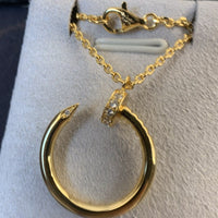 [Aethel jewelry]JUSTE NECKLACE GOLD