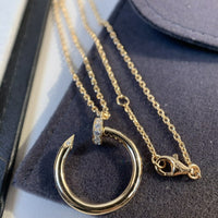 [Aethel jewelry]JUSTE NECKLACE PINK GOLD