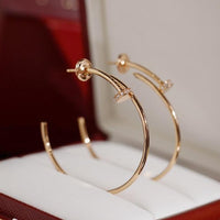 [Aethel jewelry]JUSTE EARRINGS DIAMONDS 1.8MM