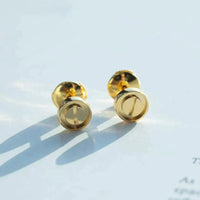[Aethel jewelry]LOVE EARRINGS GOLD 10MM