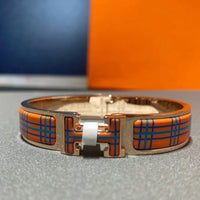 [Aethel jewelry]H TARTAN BRACELET 12MM