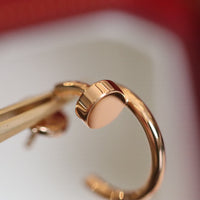 [Aethel jewelry]JUSTE EARRINGS PINK GOLD