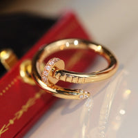 [Aethel jewelry]JUSTE RING 2.65MM GOLD DIAMOND