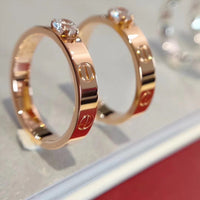 [Aethel jewelry]LOVE RING 3.6MM 1 BIG DIAMOND