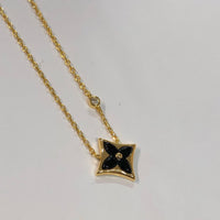 [Aethel jewelry]STAR BLACK MOP NECKLACE