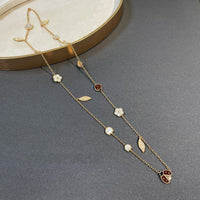 [Aethel jewelry]LUCKY SPRING 15 MOTIFS GOLD NECKLACE