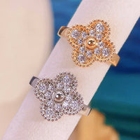 [Aethel jewelry]CLOVER DIAMOND RING
