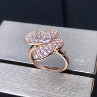 [Aethel jewelry]BUTTERFLY PINK GOLD DIAMOND RING