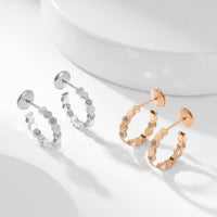 [Aethel jewelry]BEE LOVE DIAMOND HOOP EARRINGS