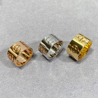 [Aethel jewelry]LOVE 11MM LARGE RING