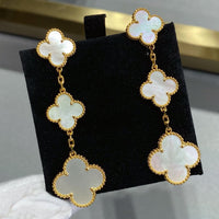 [Aethel jewelry]CLOVER MOP 3 MOTIFS GOLD EARRINGS