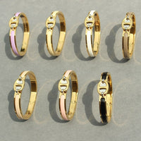[Aethel jewelry]CLIC CHAINE GOLD BRACELET