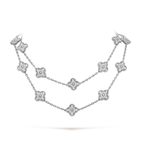 [Aethel jewelry]CLOVER 20 MOTIFS DIAMOND SILVER