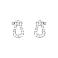 [Aethel jewelry]FORCE 10 FULL DIAMOND STUD EARRINGS MINI MODEL