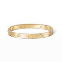 [Aethel jewelry]LOVE BRACELET 6.1MM 4 DIAMONDS