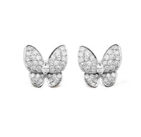 [Aethel jewelry]BUTTERFLY ALL DIAMOND EARRINGS