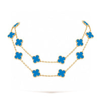 [Aethel jewelry]CLOVER 20 MOTIFS TURQUOISE GOLD