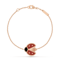 [Aethel jewelry]LUCKY SPRING 1 MOTIF PINK GOLD BRACELET