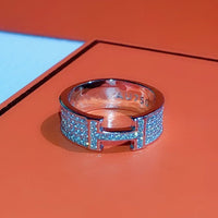 [Aethel jewelry]H RING FULL DIAMOND
