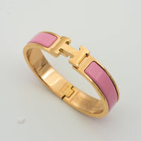 [Aethel jewelry]H PINK BRACELET