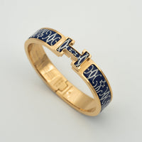 [Aethel jewelry]H BRACELET BLACK MULTICOLOR